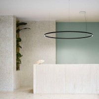 Luceplan rosone dimmer push/Dali per Compendium Circle