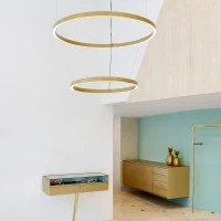 Luceplan push/Dali dimmer ceiling rose for Compendium Circle