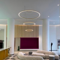 Luceplan rosone dimmer push/Dali per Compendium Circle