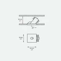 Buzzi & Buzzi Genius Basic Slope recessed led spotlight