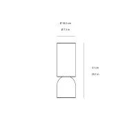 Luceplan Nui B lampada da terra led