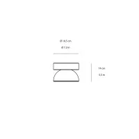 Luceplan Nui D led wall lamp