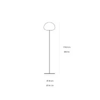 Fontana Arte Thea led floor lamp