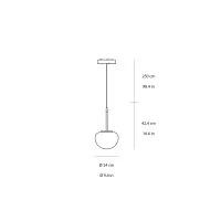 Fontana Arte Thea lampada a sospensione led
