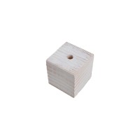 Portalampada Quadrato Cubo E27 in Legno