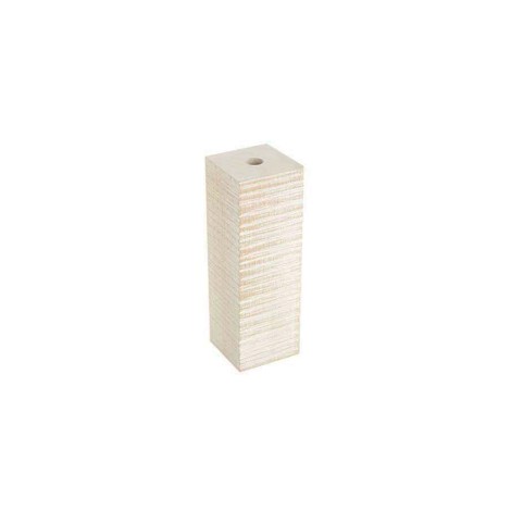 Rectangular E27 Lampholder Wood