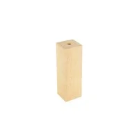 Rectangular E27 Lampholder Wood Rectangular E27 Lampholder Wood