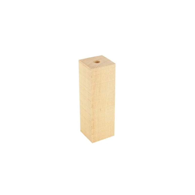Rectangular E27 Lampholder Wood Rectangular E27 Lampholder Wood