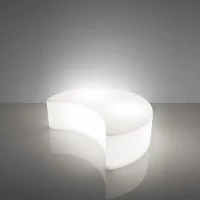 Slide Moon luminous pouf