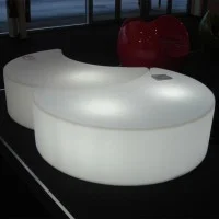 Slide Moon luminous pouf