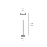 Oluce Dora led floor lamp