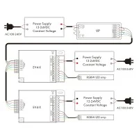 Power Amplifier 12-24V RGB for LED Strips Power Amplifier 12-24V RGB for LED Strips
