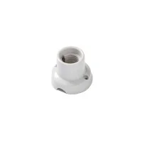 E27 Vintage Lampholder Porcelain Straight Base White Wall or Ceiling E27 Vintage Lampholder Porcelain Straight Base White Wall or Ceiling