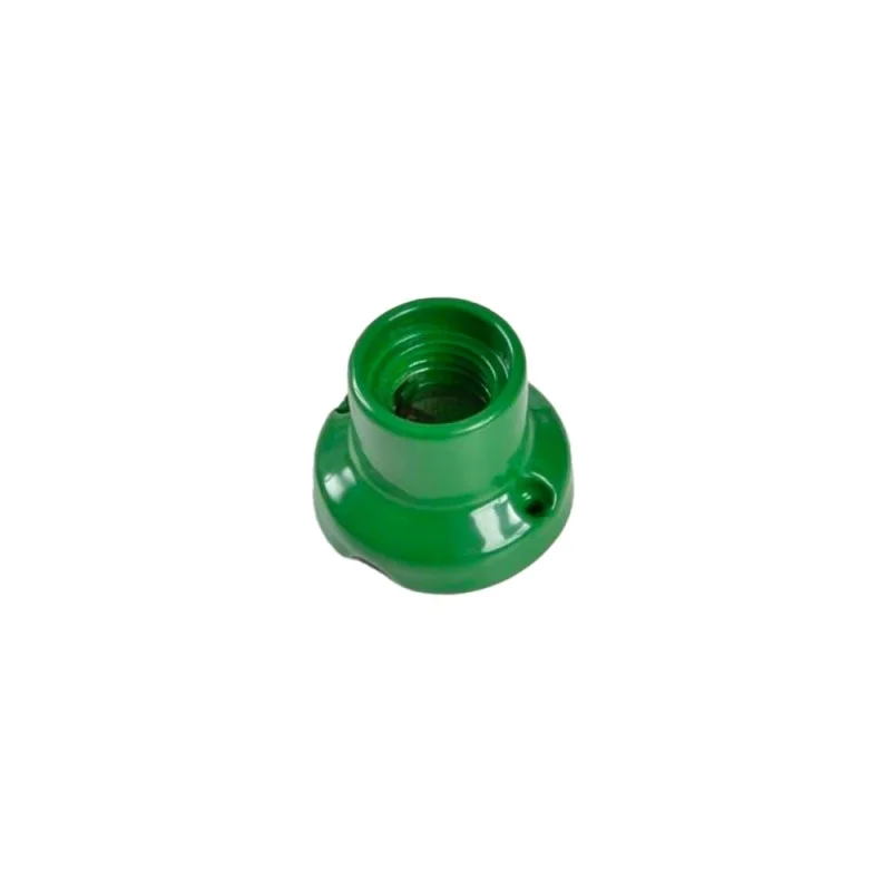 E27 Vintage Lampholder Porcelain Straight Base Green Wall or Ceiling E27 Vintage Lampholder Porcelain Straight Base Green Wall or Ceiling