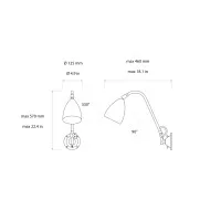 Astro Lighting Joel Grande lampada da parete