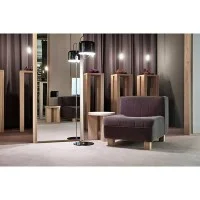 Oluce Coupé Floor Lamp Black Design Joe Colombo 1967