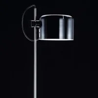 Oluce Coupé Floor Lamp Black Design Joe Colombo 1967