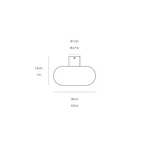 Fontana Arte Fontanella ceiling wall lamp
