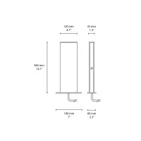 Flos Talia 360 bollard da esterno