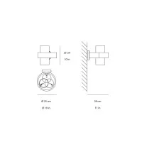 Vistosi Armonia wall lamp