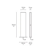 Flos Talia 560 outdoor bollard