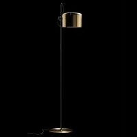 Oluce Coupe Floor Lamp Gold Design Joe Colombo 1967 Golden