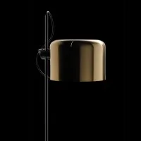 Oluce Coupe Floor Lamp Gold Design Joe Colombo 1967 Golden