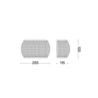 Ideal Lux Pasha applique da parete