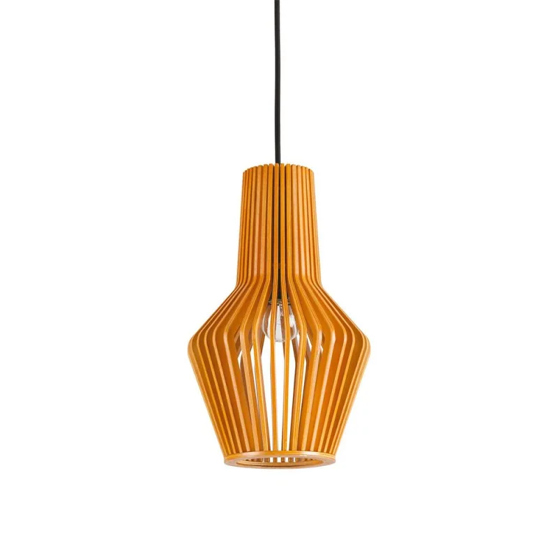 Ideal Lux Citrus suspension lamp in wood