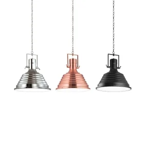 Ideal Lux Fisherman suspension lamp in metal