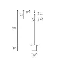 Vibia June lampada da terra 2 luci