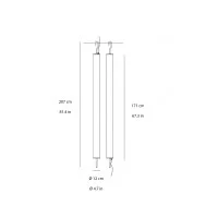 Martinelli Luce Pistillo led suspension lamp