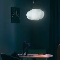 Cattaneo Nuvola suspension lamp in blown glass