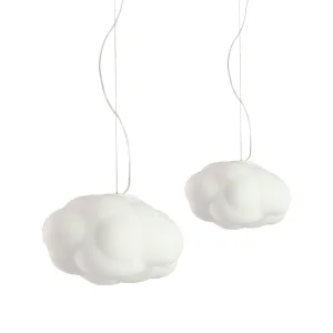 Cattaneo Nuvola suspension lamp in blown glass