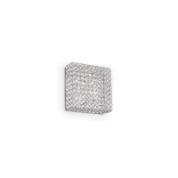 Ideal Lux Admiral wall or ceiling lamp with crystals