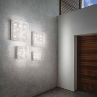Ideal Lux Admiral applique da parete o soffitto con cristalli