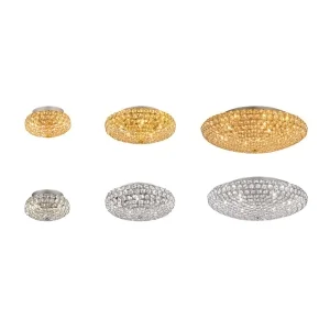 Ideal Lux King lampada da soffitto con cristalli