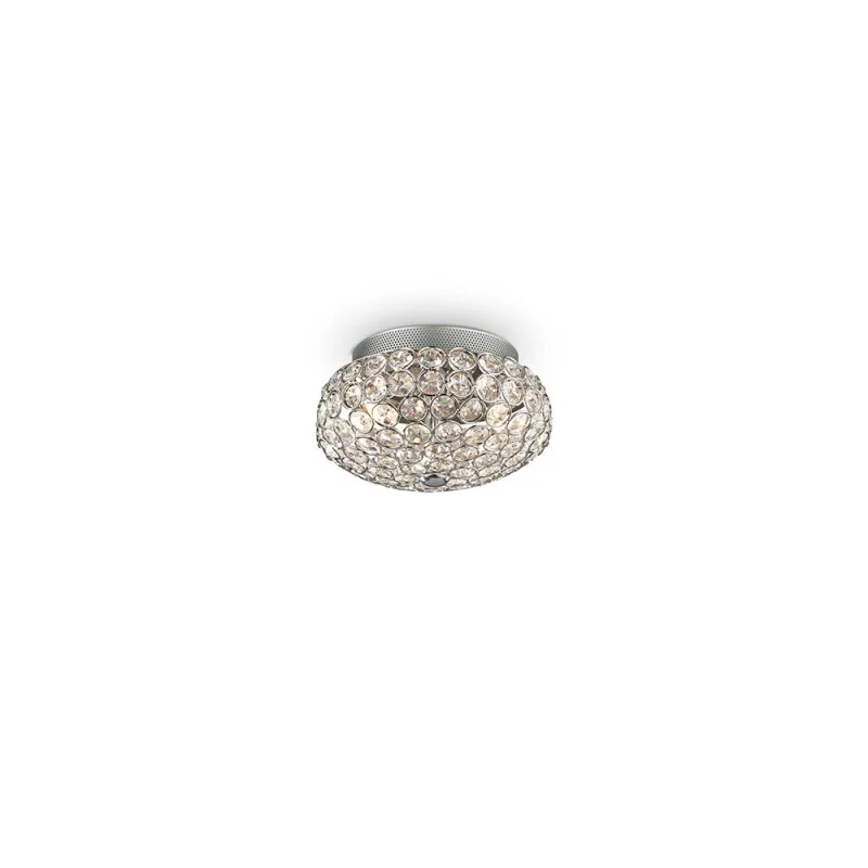 Ideal Lux King lampada da soffitto con cristalli Ideal Lux King lampada da soffitto con cristalli