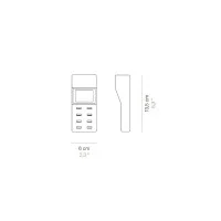 Zafferano 8 places USB multisocket charger
