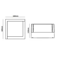 Homega Eos lampada da parete da esterno tunable white Homega Eos lampada da parete da esterno tunable white