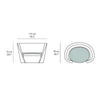 Slide Rap Chair poltrona decorativa