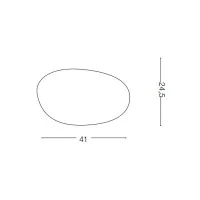 Ideal Lux Sasso PT1 D40 Lampada da Terra E27 40W Giardino