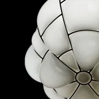 Pallucco Egg suspension lamp in blown glass