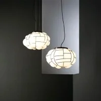 Pallucco Egg suspension lamp in blown glass