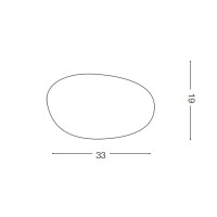 Ideal Lux Sasso PT1 D30 Lampada da Terra E27 40W Giardino