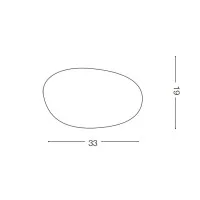 Ideal Lux Sasso PT1 D30 Lampada da Terra E27 40W Giardino