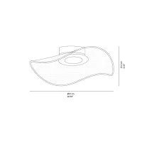 Vivida Nebula led ceiling lamp