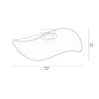 Vivida Nebula led ceiling lamp