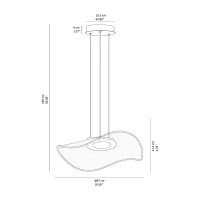 Vivida Nebula led suspension lamp