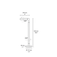 Flos Wallstick Pipe 2 adjustable bollard